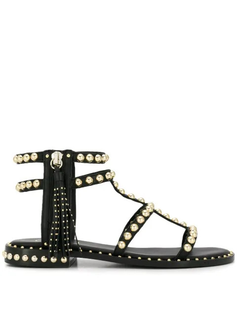 ASH Ariel Studded Sandals - Farfetch | Farfetch (US)