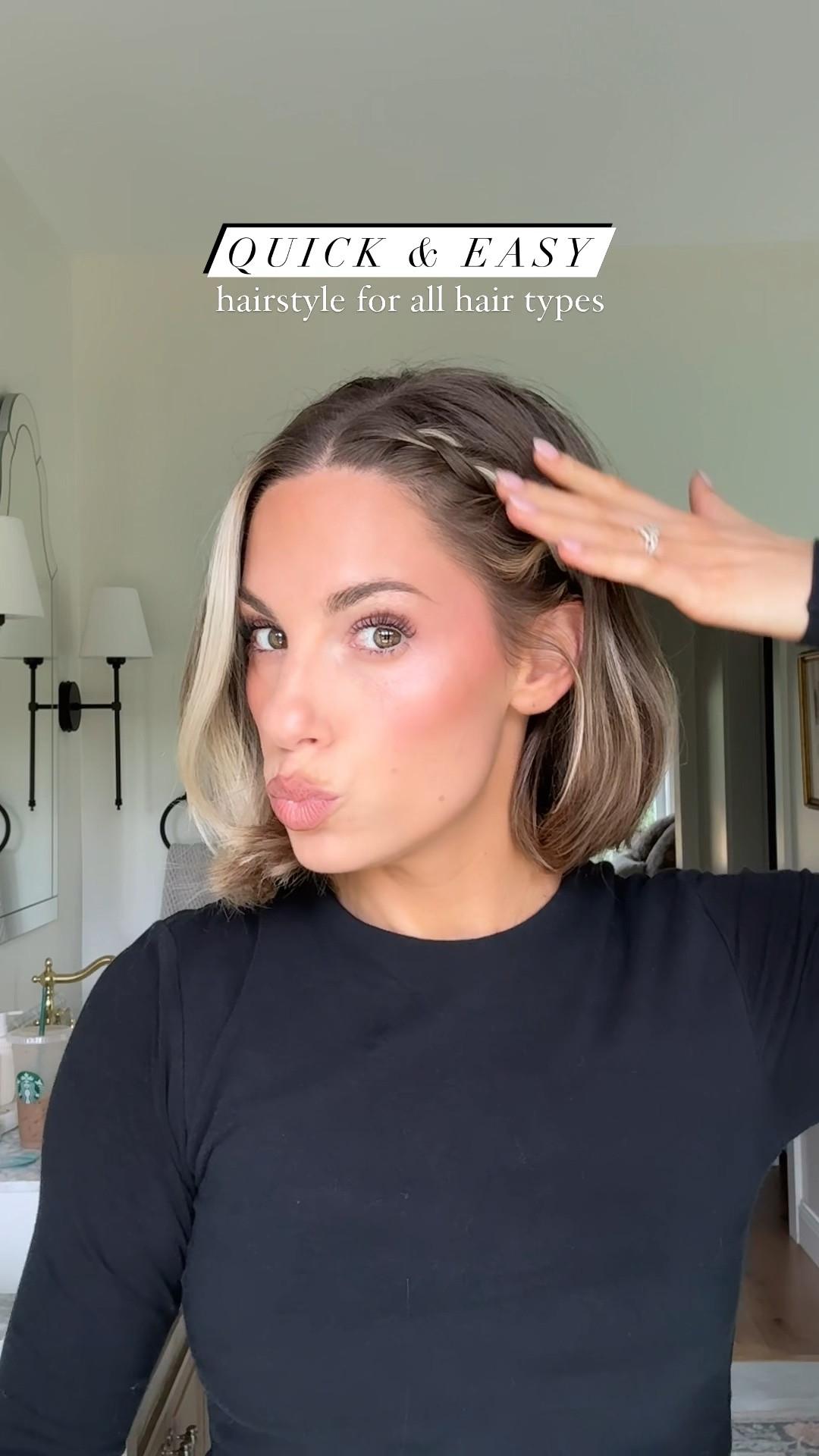 Quick & easy, yes please! Love this hairstyle for when my hair gets a little greasy in the front from the gym🤪 LINKING my everyday makeup for you guys, because my favs right now…. are all 10/10 (lip is Saie liner is “Flirt” topped with the Saie gloss is “kiss”👌🏻)

#LTKStyleTip #LTKVideo #LTKBeauty