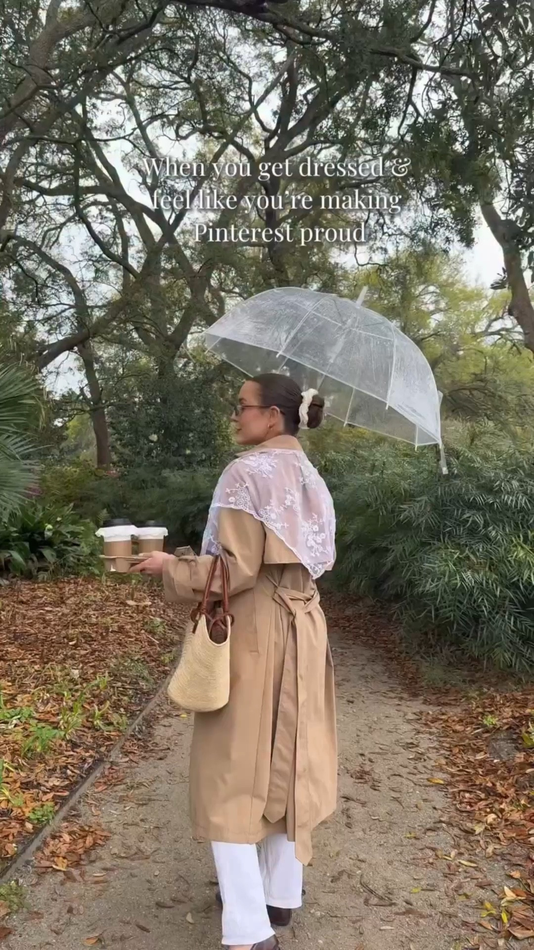 Romanticizing a rainy day like it’s my job 🌧️ #ootd #rainydayoutfit