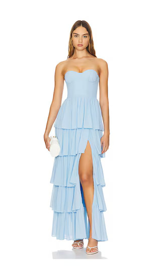 Hattie Gown in Baby Blue | Revolve Clothing (Global)