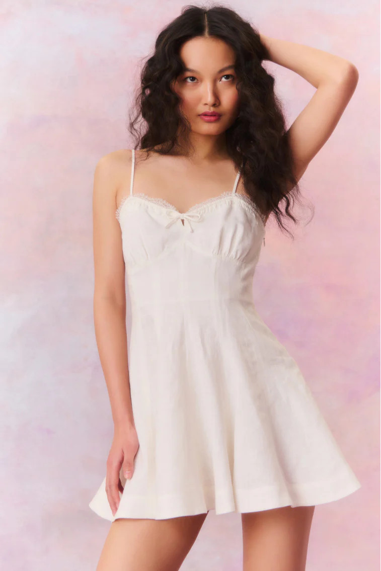 Shai Linen Mini Dress | LoveShackFancy