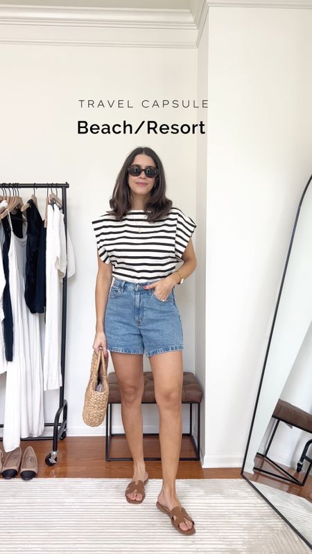Travel capsule for the beach or resort! Love these pieces to mix and match!
Swimsuit is full coverage and I’m wearing a size Small
Linen pants and shorts: wearing size small. They’re lined and not see through.
Denim shorts are TTS
Striped top; I’m wearing size small but wish I got a medium
Maxi dresses: wearing size small on both. The white is from Amazon and lined. Comes in more colors too!

#LTKfindsunder100 #LTKfindsunder50 #LTKSeasonal