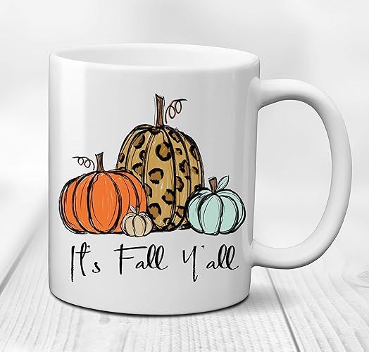 It's Fall Yall Pumpkin Trio Coffee Mug | Amazon (US)