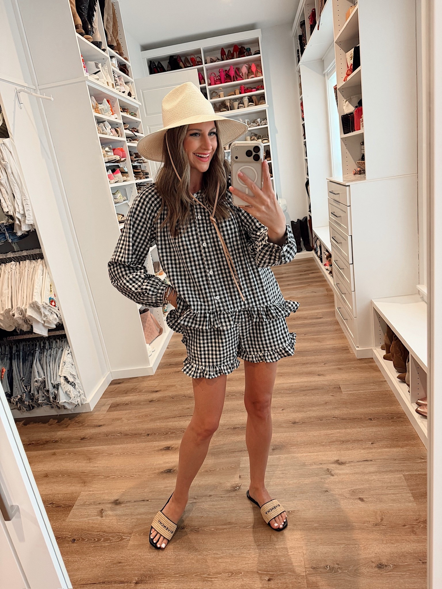 In a small set, sandals, hat and accessories - fits tts.

#LTKgrwm #LTKSeasonal #LTKootd