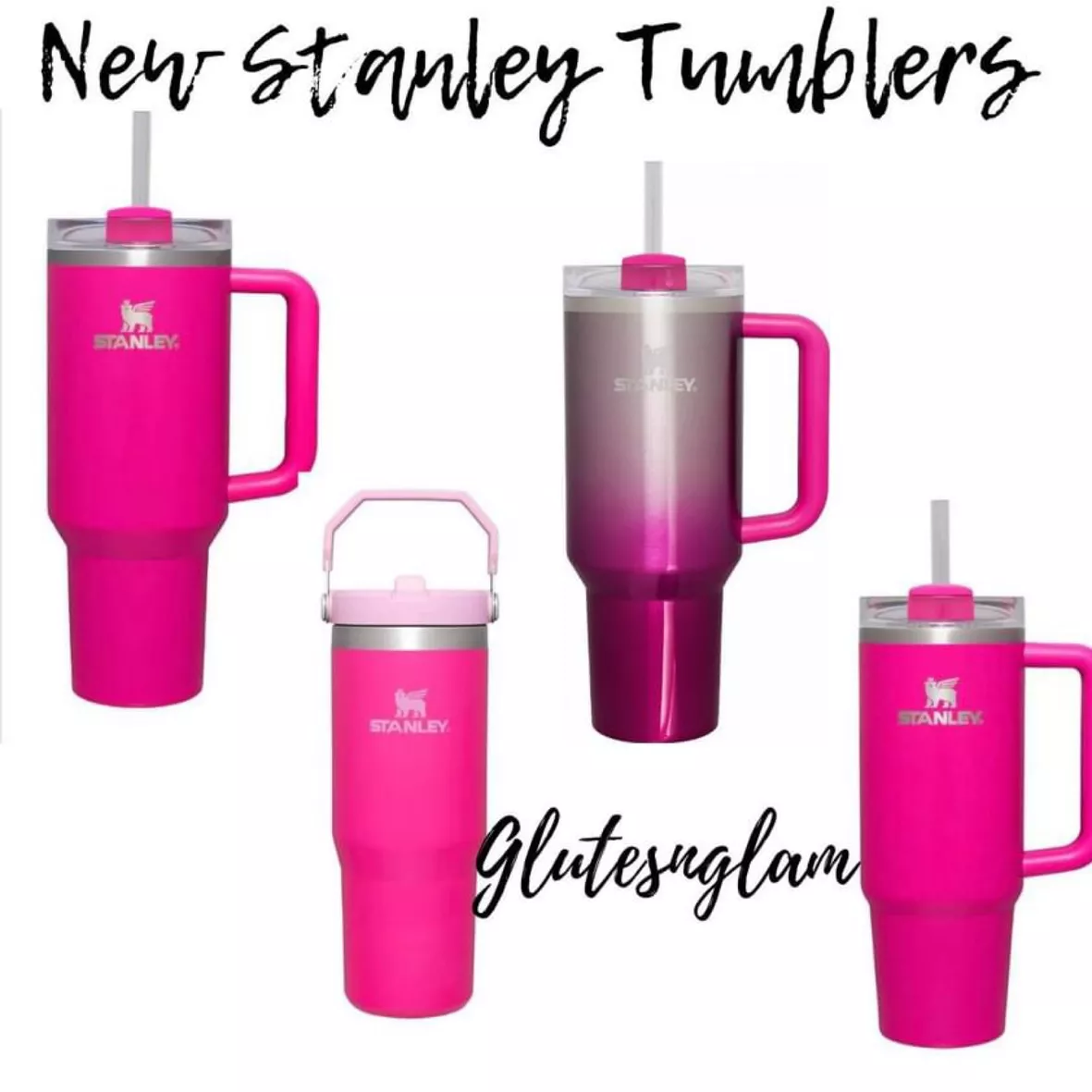 Stanley Quencher H2.0 FlowState Tumbler 40oz Soft Matte (Dune) - Stanley  Tumbler - Stylish Stanley Tumbler - Pink Barbie Citron Dye Tie