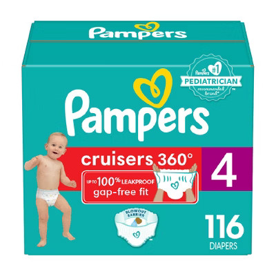 Pampers Cruisers 360 Diapers - (Select Size and Count) | Target