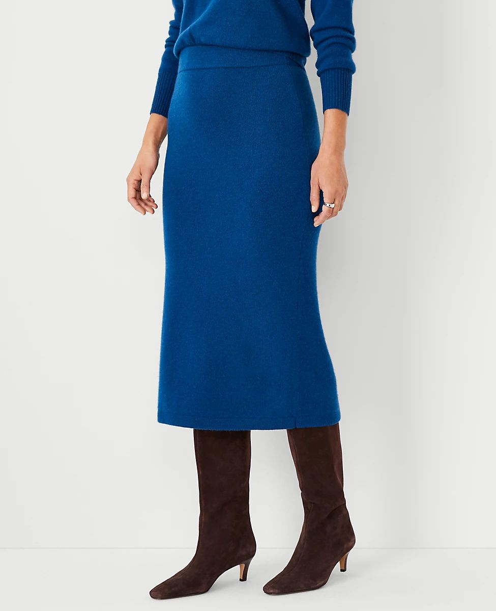 Cashmere Sweater Skirt | Ann Taylor (US)