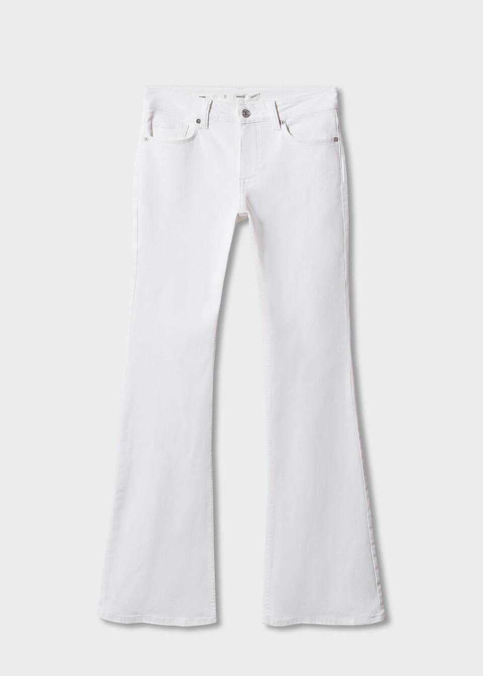 Medium-rise flared jeans | MANGO (US)