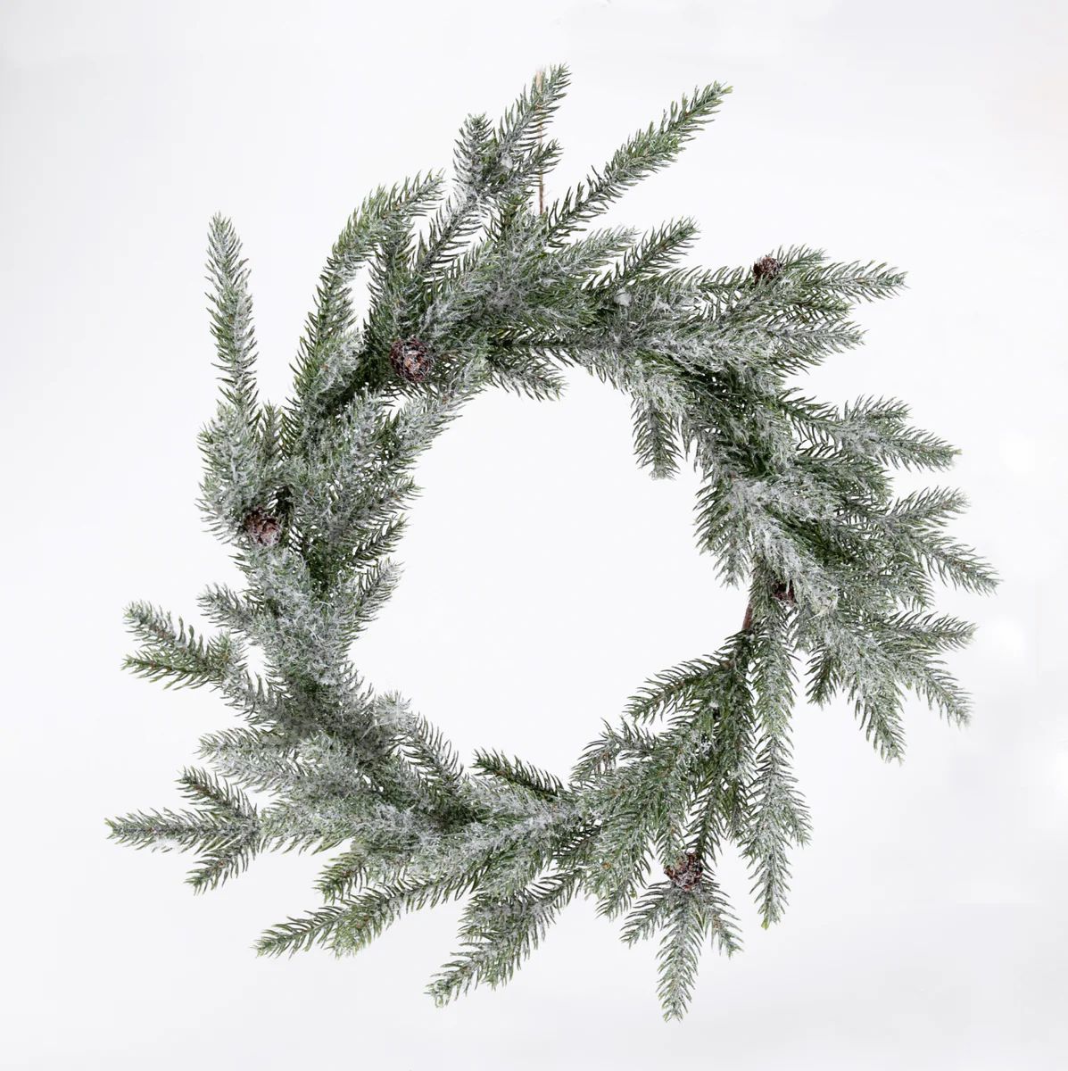 Snowfall Evergreen Wreath | Stoffer Home