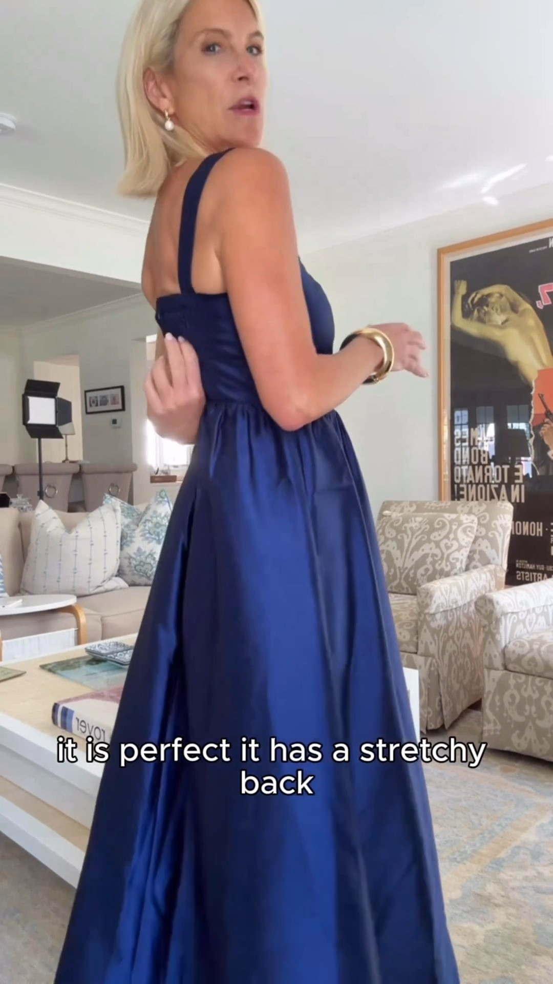 Last year's hot pink version was one of your favorites, and this year it's back in the most gorgeous sapphire blue. 💙 The flattering neckline, stretchy back, and elegant midi length make it a beautiful choice for weddings, cocktail parties, and special occasions all year long.

❤️ Heart = Support my posts
📌 Save = Get sale & restock alerts
🛍️ Follow me on LTK for more effortless everyday style.

#LTKootd #LTKOver40 #LTKWedding