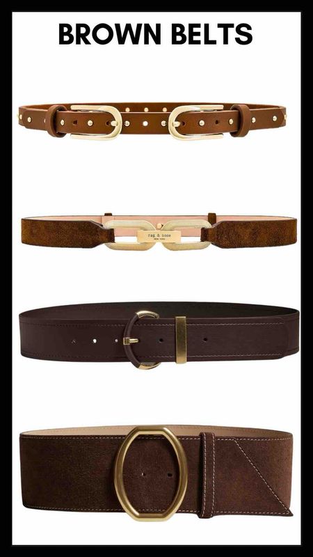 Brown belts we love 🤎🤎

#LTKworkwear #LTKstyletip #LTKSeasonal