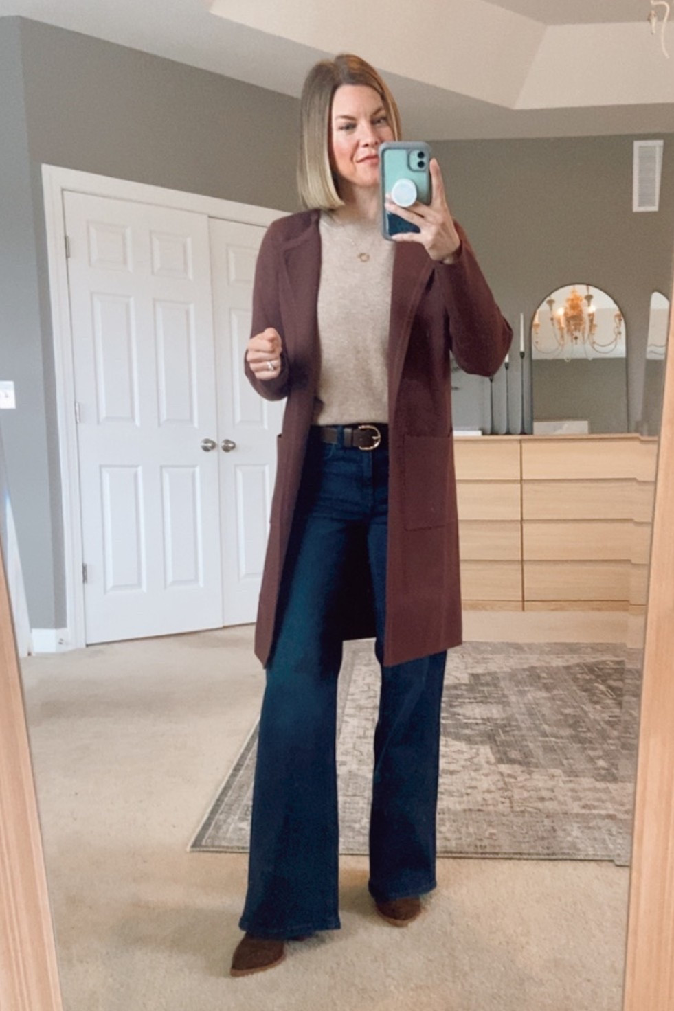 Chocolate brown coatigan

#LTKOver40 #LTKPetite #LTKFindsUnder50