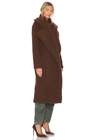 x REVOLVE Teddy Coat in Brown | Revolve Clothing (Global)