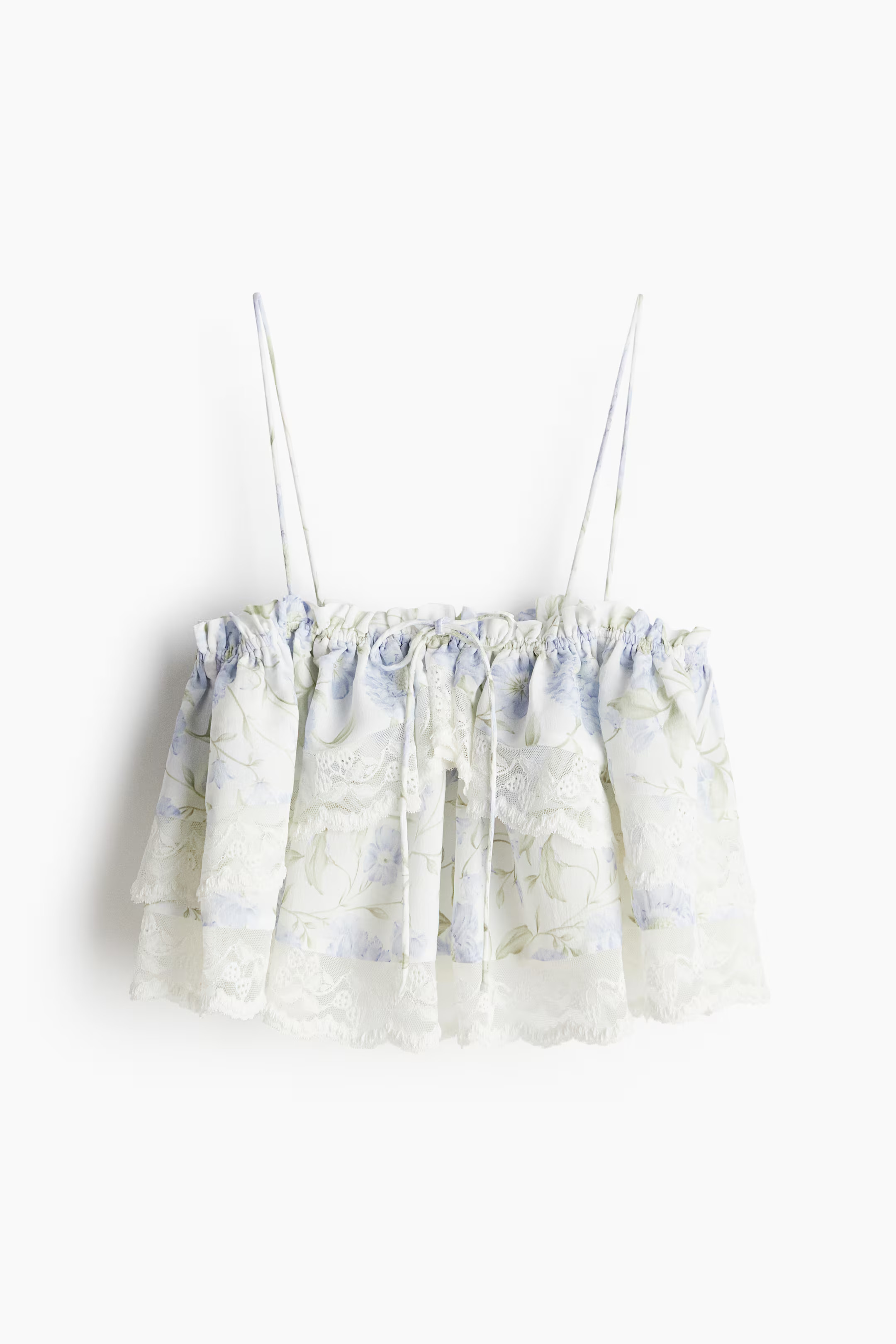 Trägertop mit Spitze | H&M (DE, AT, CH, NL, FI)