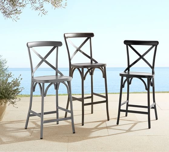 X-Back Bistro Barstool | Pottery Barn (US)