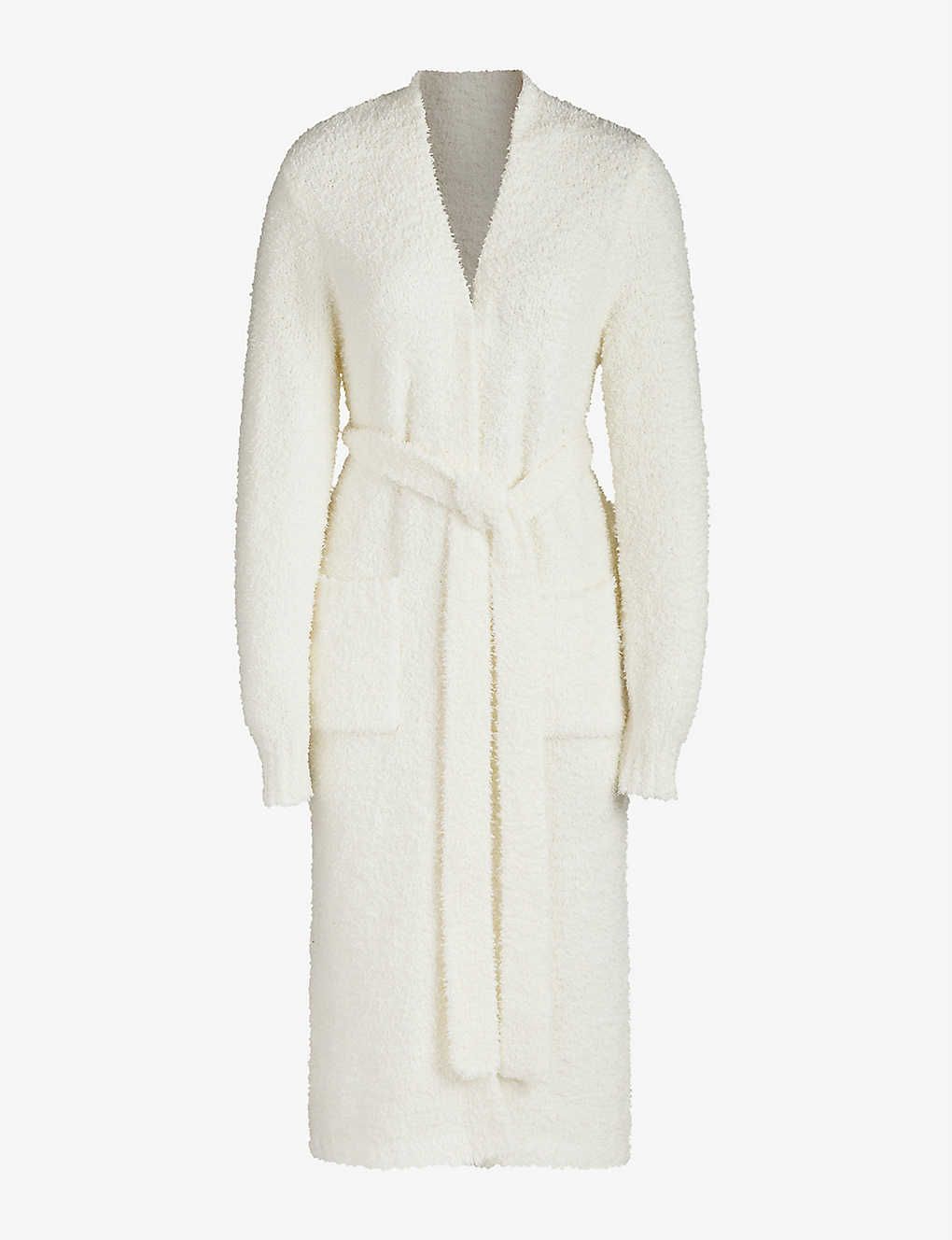 Cozy boucle knitted robe | Selfridges