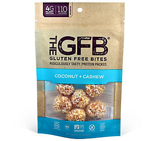 The GFB (6) Gluten Free Coconut & Cashew Protei n Bites | QVC