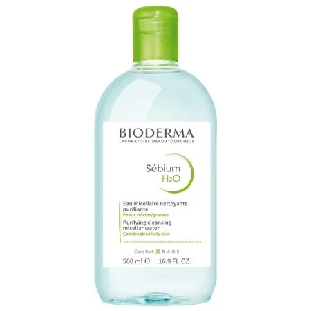 Bioderma - Sébium H2O - Micellar Water - Facial Cleanser and Makeup Remover - Face Cleanser for Combination to Oily Skin | Walmart (US)