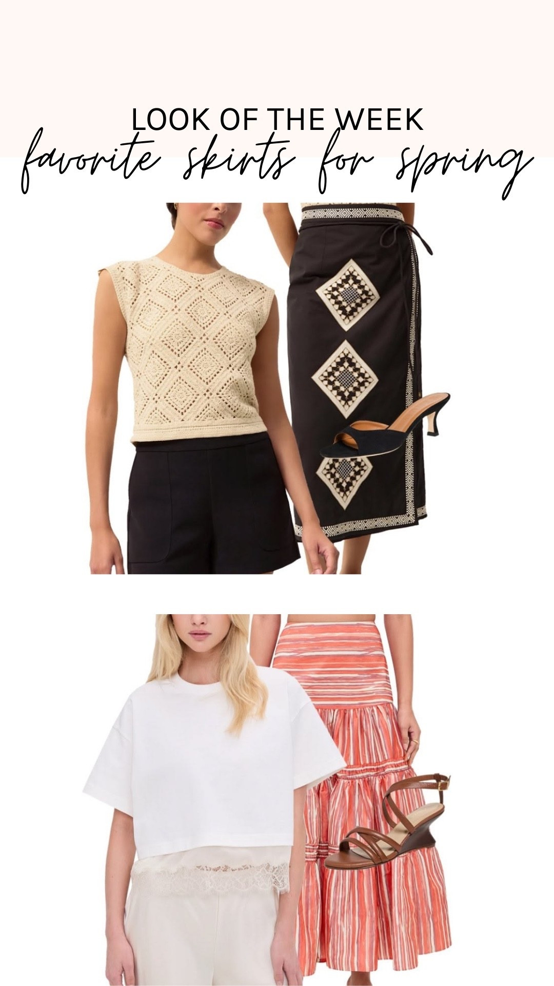 There’s no skirting the issue, skirts are hot for spring! Our easy-to-wear picks pair perfectly with versatile tops and tees for simply chic looks to wear all season long.

#LTKootd