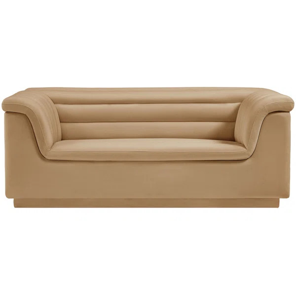 Hoskie 72'' Velvet Loveseat | Wayfair North America