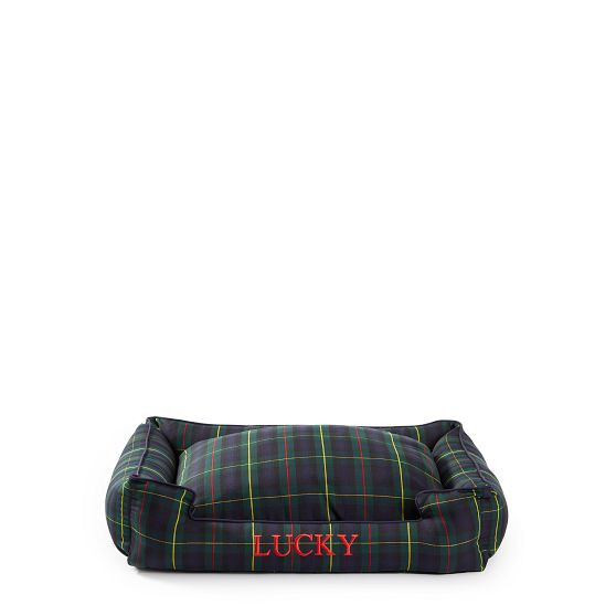 Jax &amp; Bones Plaid Dog Lounge Bed | Mark and Graham