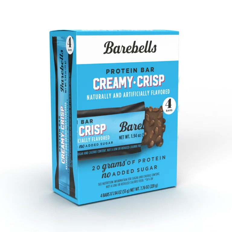 Barebells Protein Bars, Creamy Crisp, 20g High Protein, 1.9oz, 4 Count | Walmart (US)