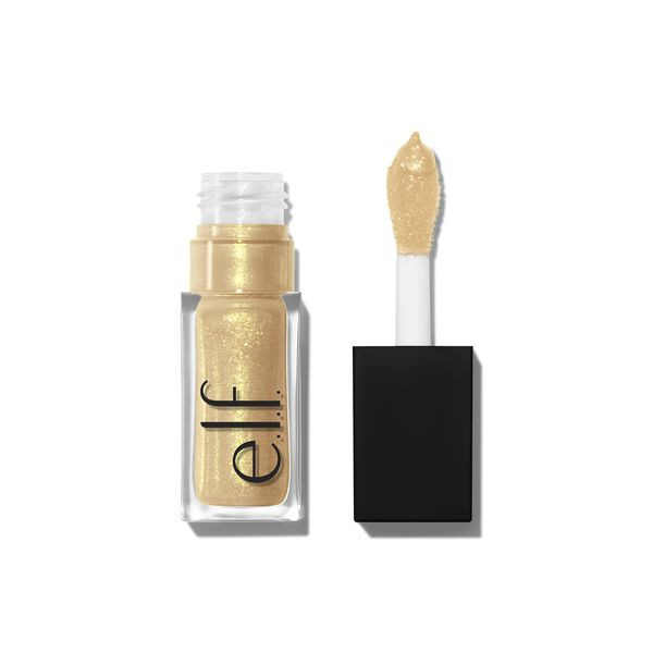 e.l.f. Cosmetics Glow Reviver Lip Oil Glimmer In Citrine Gleam - Vegan and Cruelty-Free Makeup | e.l.f. cosmetics (US)