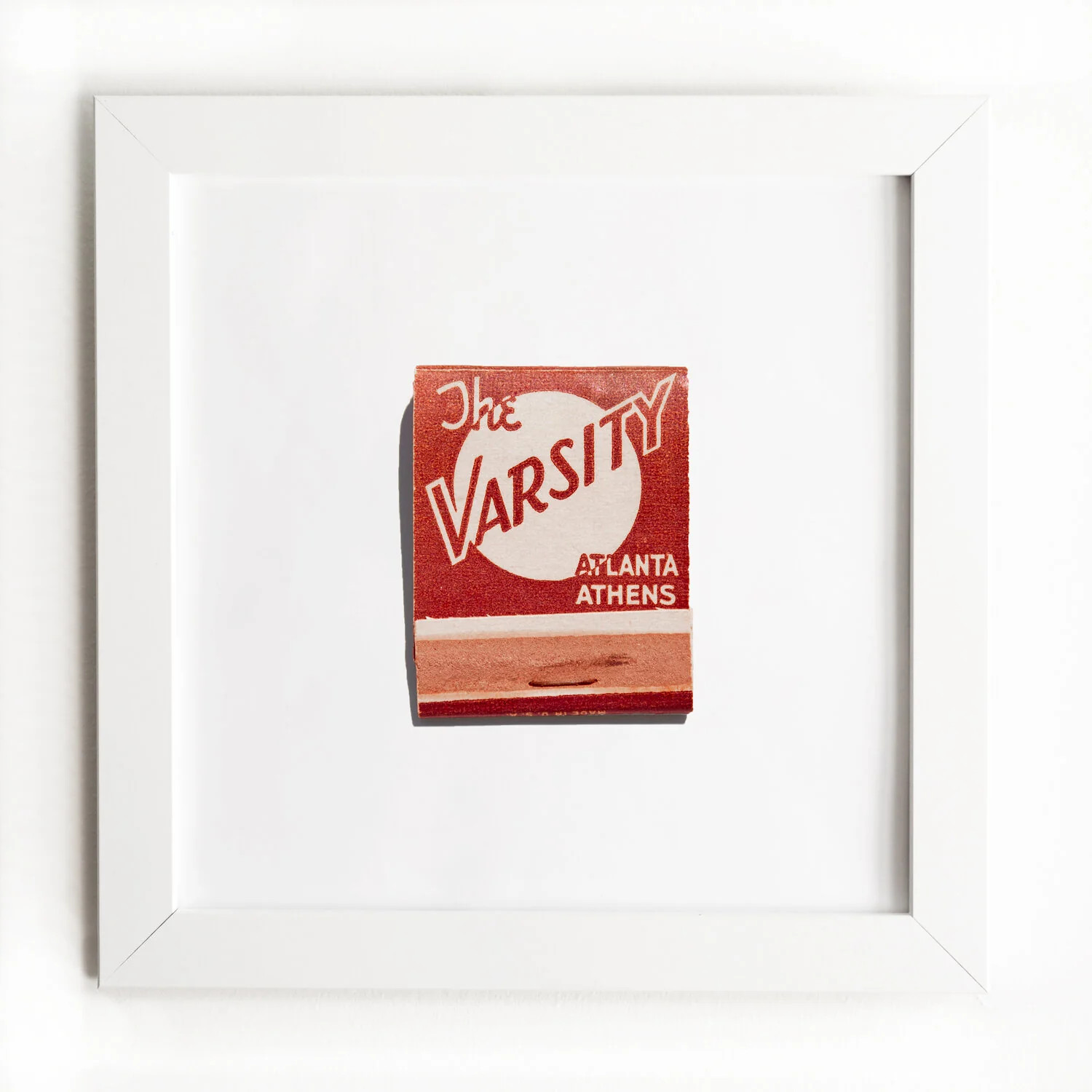 The Varsity (Front) - Framed Print Matchbook - Gift - Match South | Match South