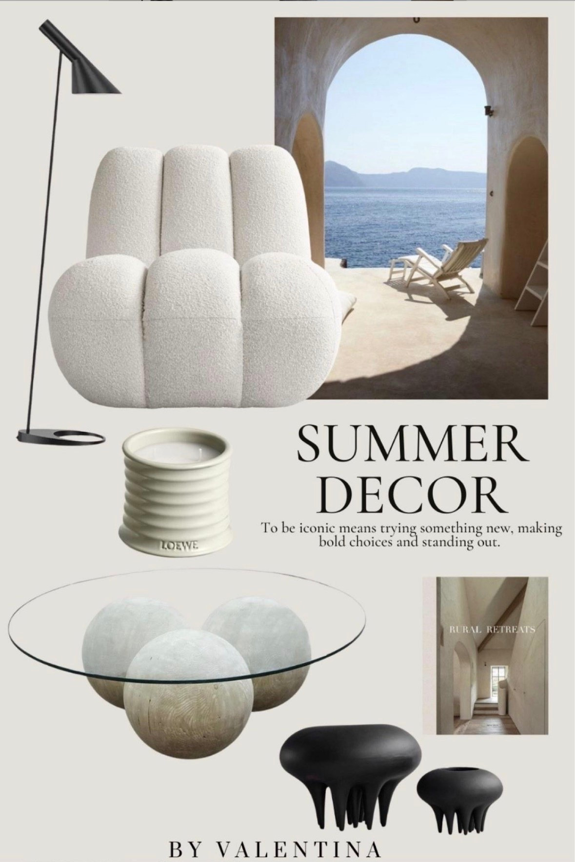 On the coast of Greece designing the perfect decor for the modern icon. For those who are ready to try something new, make bold choices and stand out.

#LTKHome #LTKSeasonal #LTKvlog