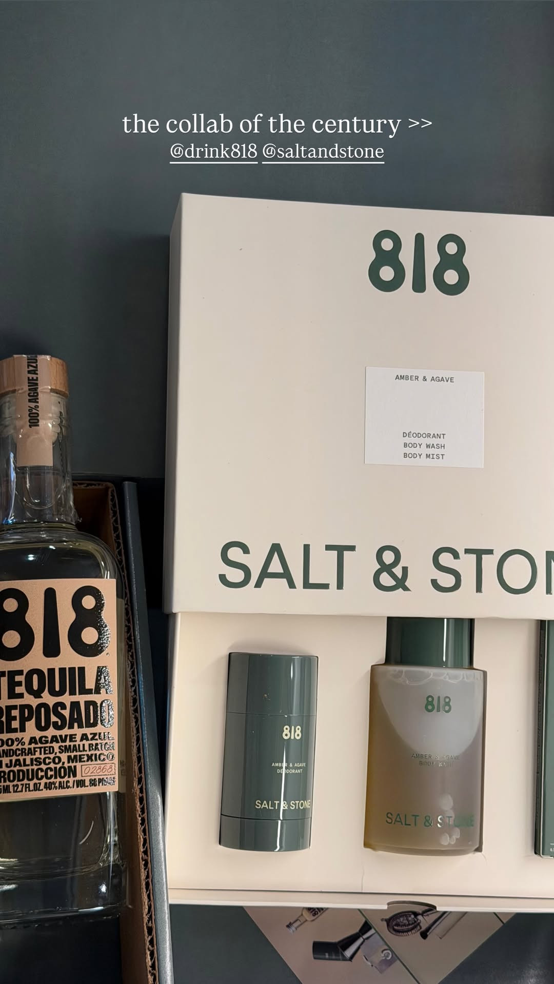 The collab of the century! 💚🍾 New SALT & STONE x 818 

 #LTKselfcare #LTKBeauty