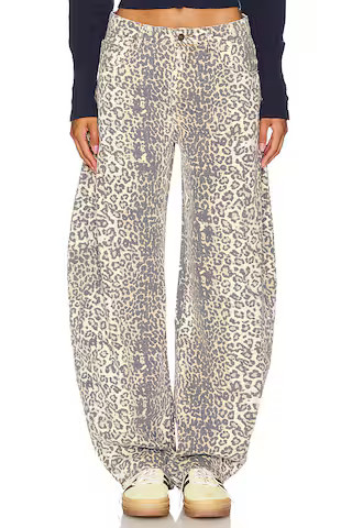 LIONESS Horseshoe Jean in Leopard Fade from Revolve.com | Revolve Clothing (Global)