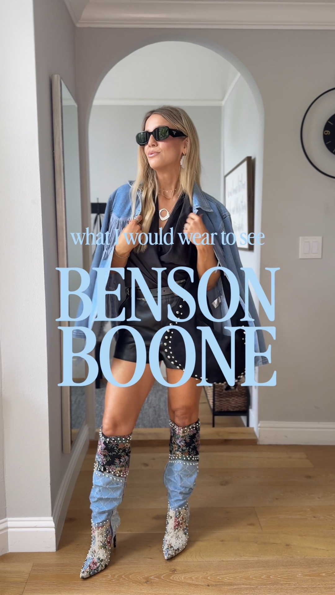 Concert fit idea — BENSON BOONE style! These boots by @AKIRA are now my favorite thing in my closet.

#LTKgrwm #LTKootd #LTKdayinmylife