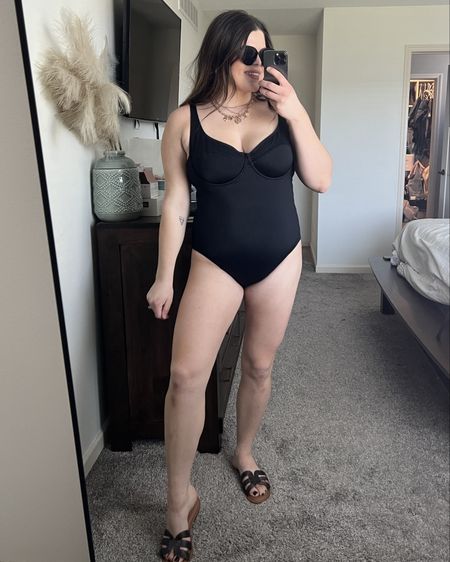 Size xl in these Walmart swimsuits!

These are the perfect midsize swimsuit styles because they have amazing tummy coverage and booty coverage and are so mom friendly!! I’m throwing the black ones in my suitcase for our vacation next week 👀 

#Midsize #MidsizeFashion #Size12 #Size14 #SpringFashion #SummerFashion #OutfitIdea mid his outfit, midsize swimsuit, swimsuit hall, plus size swimsuit, curvy swimsuit, vacation outfits, resort wear
 
 #LTKsalealert #LTKmidsize #LTKswim



#LTKplussize #LTKtravel #LTKfindsunder50