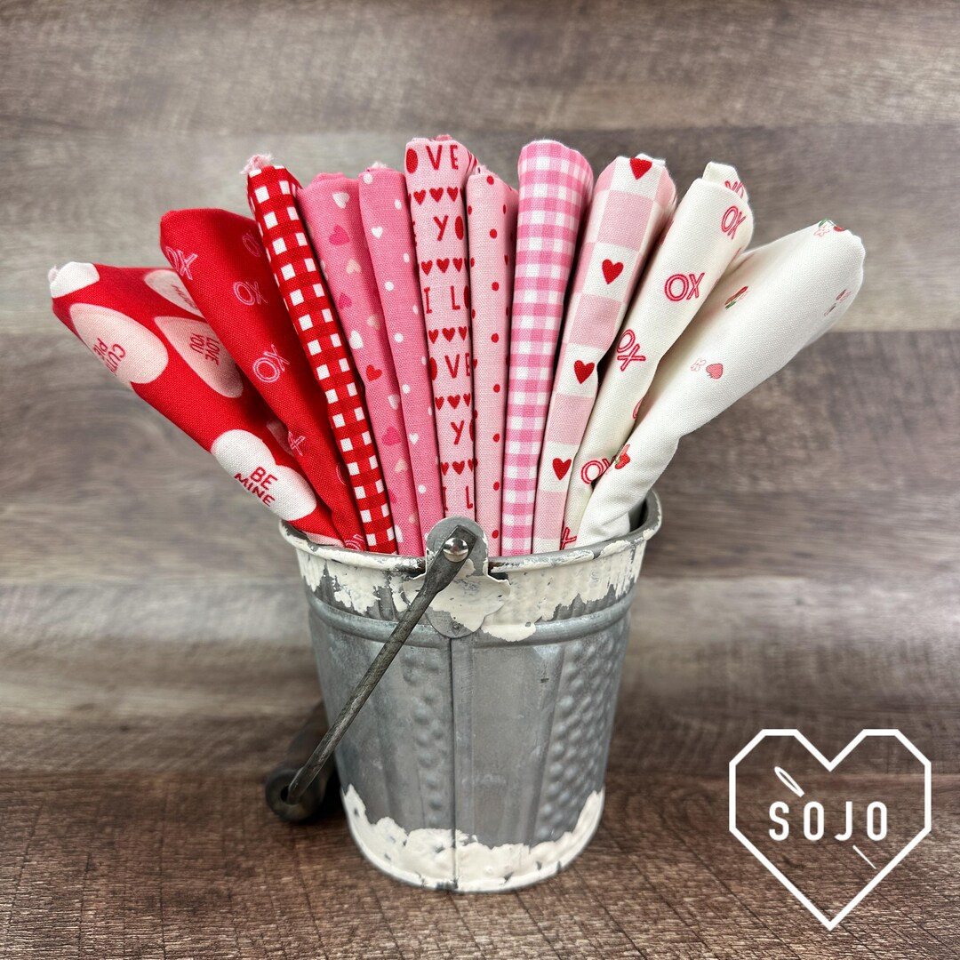 Sweetheart Curated Bundle by My Mind's Eye for Riley Blake Designs 100% Cotton 11 Pieces Ready to... | Etsy (US)