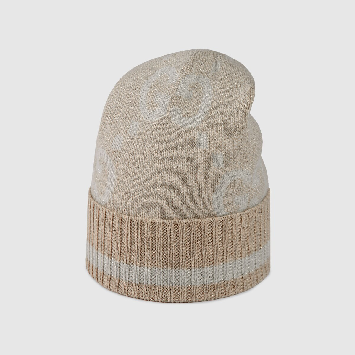 GG cashmere lamé jacquard hat | Gucci (US)
