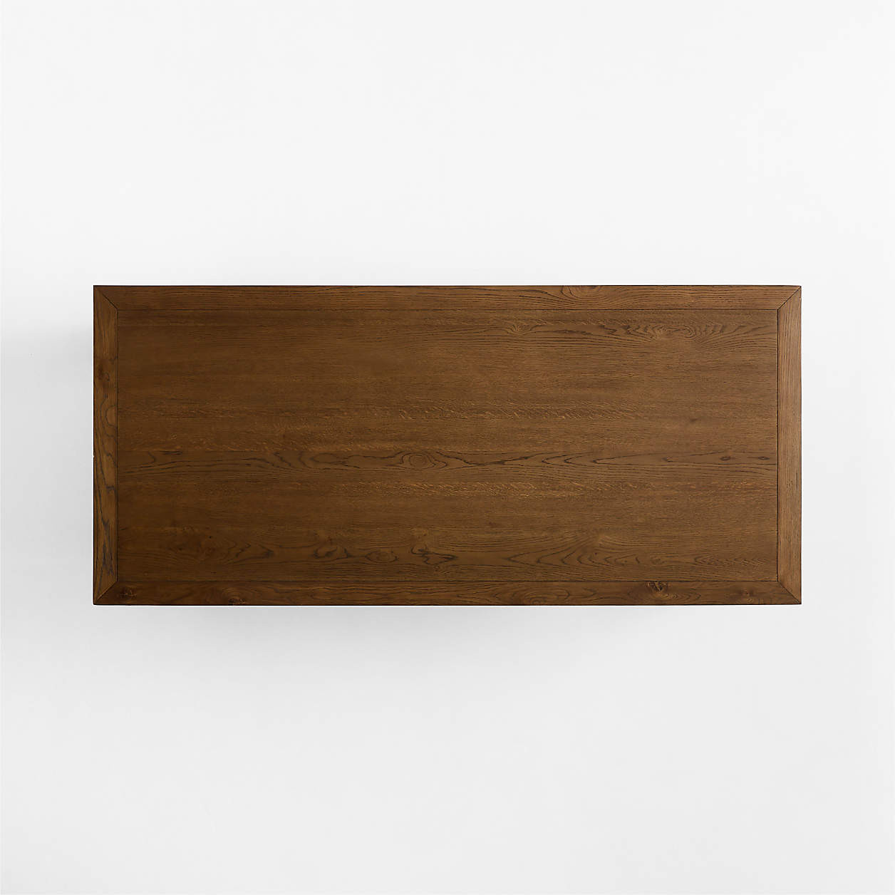 Acland 84" Warm Brown Oak Wood Dining Table | Crate & Barrel | Crate & Barrel