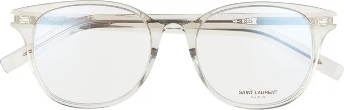 Saint Laurent 52mm Round Optical Glasses | Nordstrom | Nordstrom