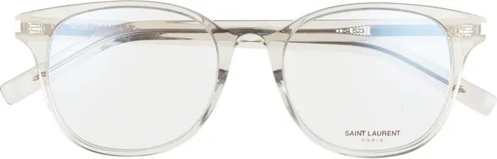 Saint Laurent 52mm Round Optical Glasses | Nordstrom | Nordstrom