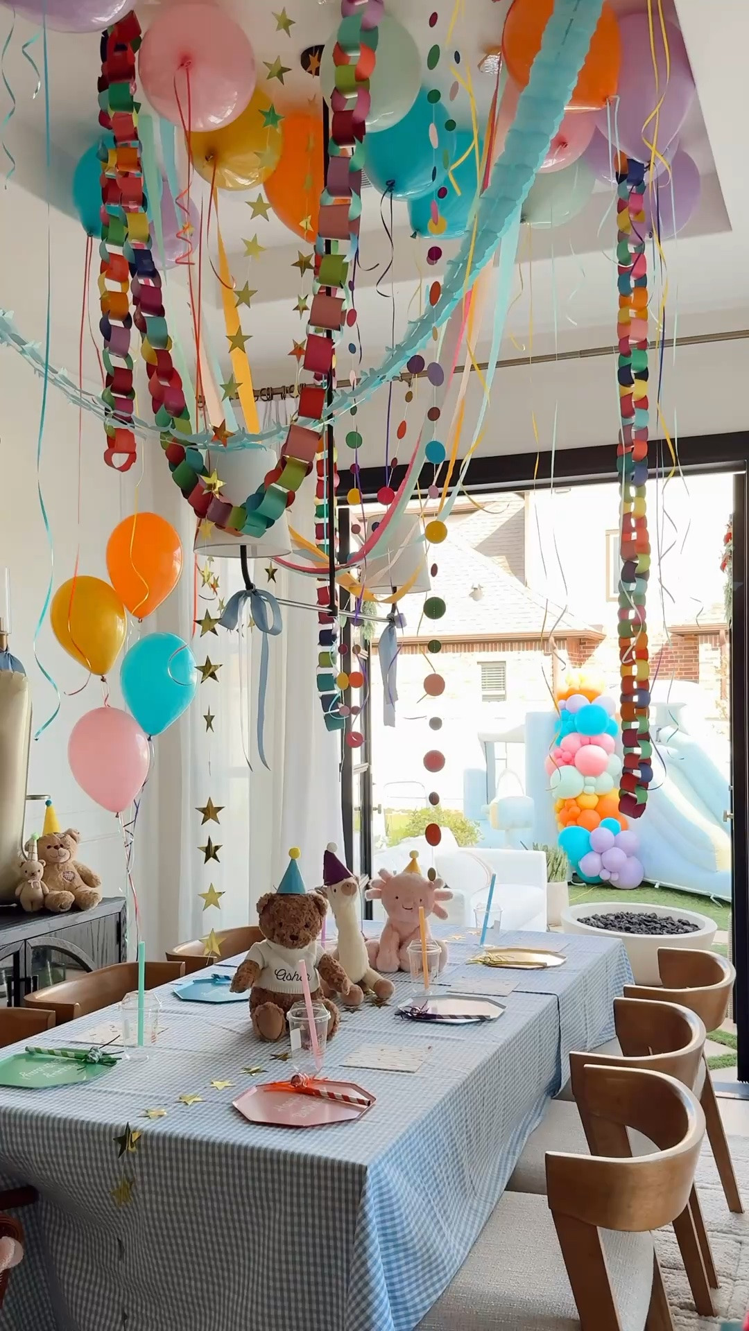 What we used to make this birthday themed birthday party for my sons first birthday