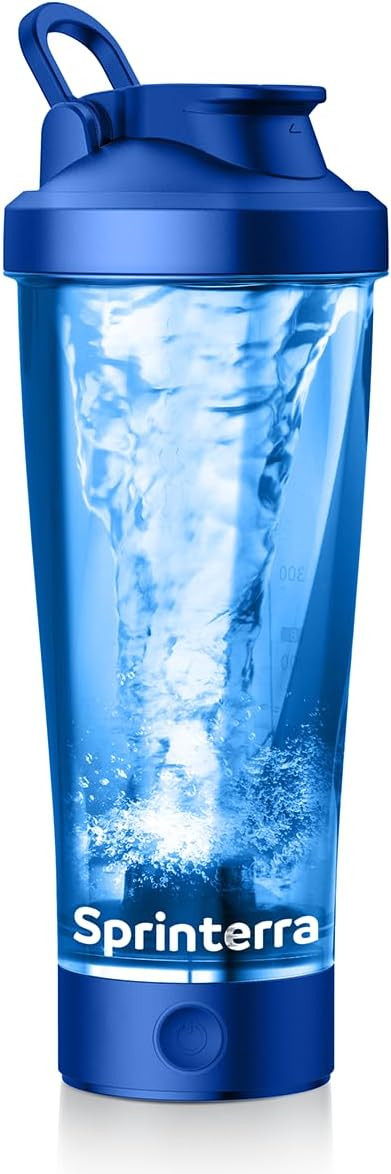 Sprinterra Electric Shaker Bottle, Rechargeable Shake Mixer, Blender Cup for Protein and Meal Rep... | Amazon (US)