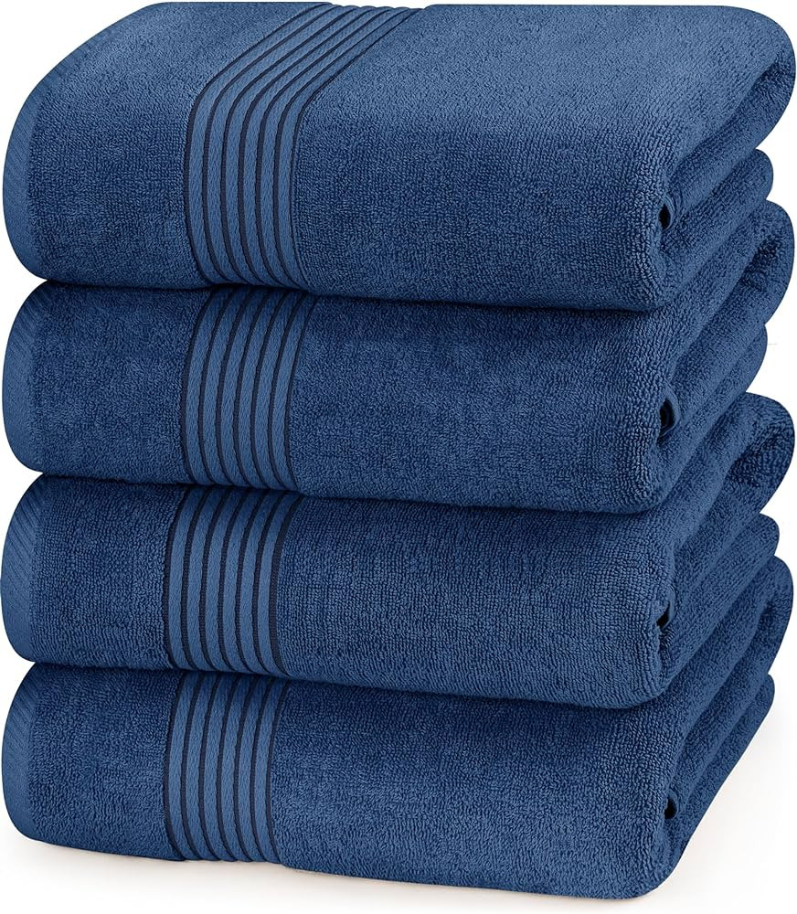 Utopia Towels 4 Pack Bath Towels Set, (27 x 54 Inches) 100% Ring Spun Cotton, Quick Dry, Highly A... | Amazon (US)