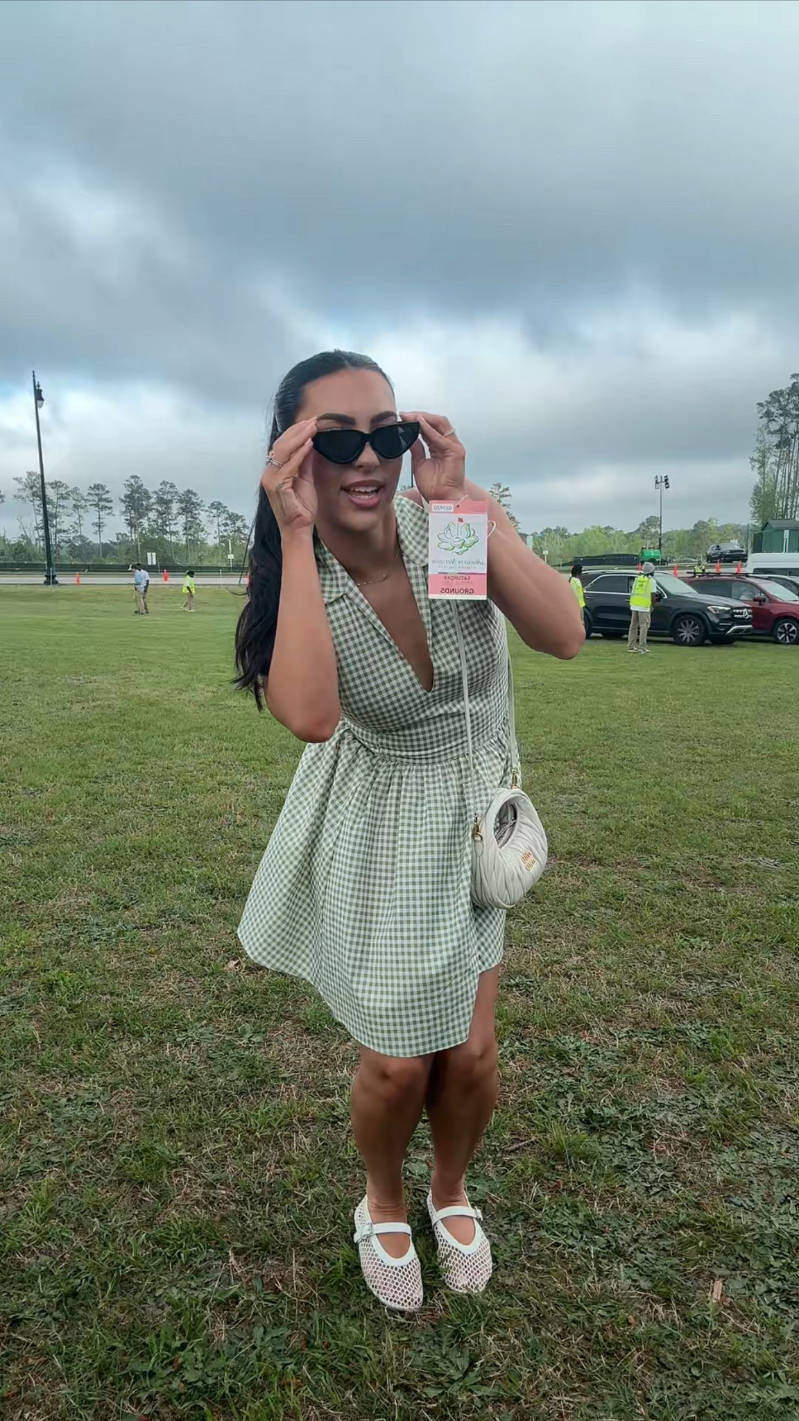 Masters tournament outfit green dress ballet flats 

#LTKStyleTip #LTKShoeCrush