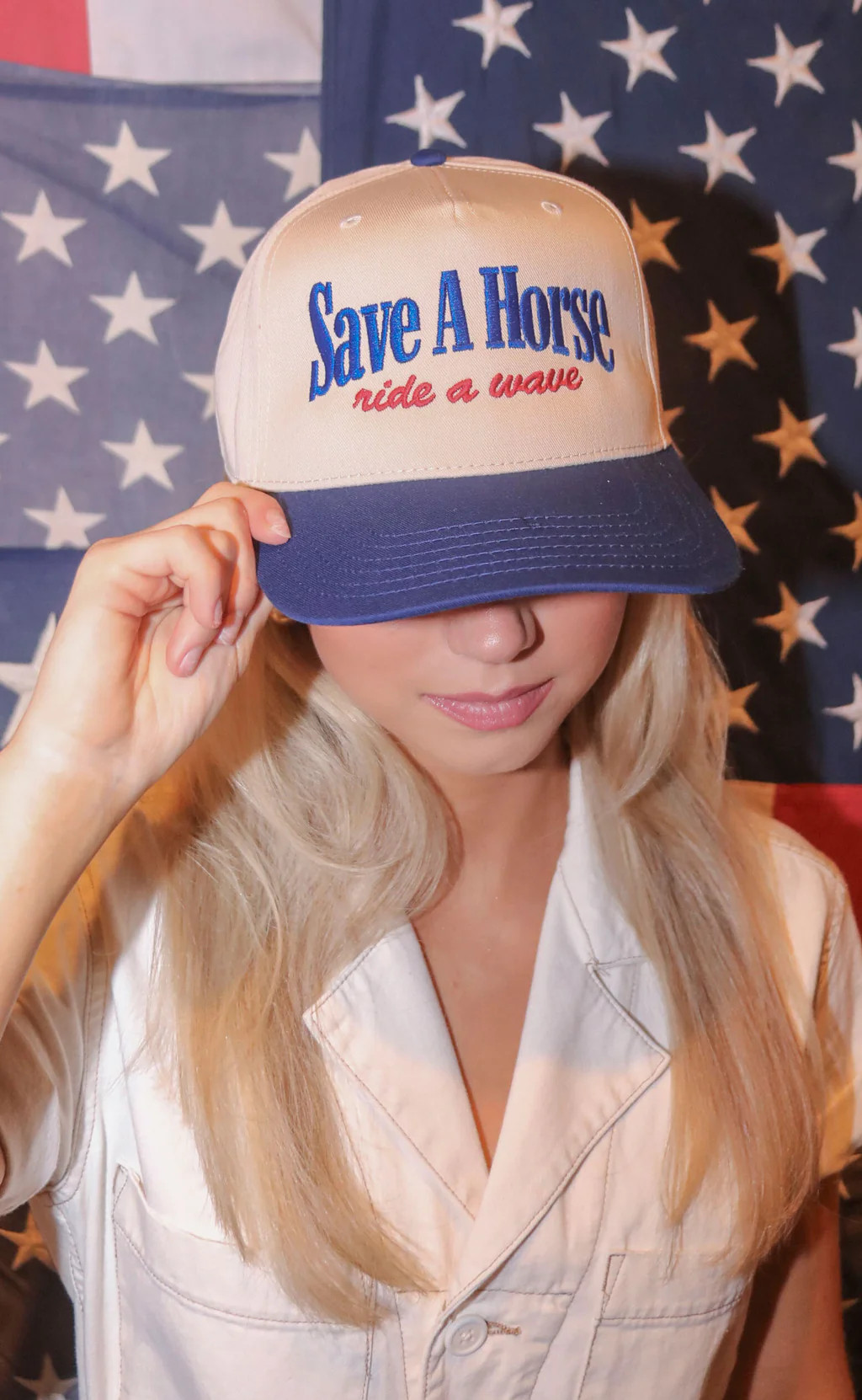 charlie southern: ride a wave trucker hat | RIFFRAFF