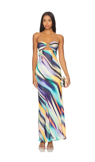 Velzy Strapless Dress in Ainsley Print | Revolve Clothing (Global)