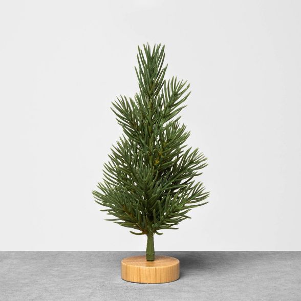 Faux Mini Tree with Wood Base - Hearth & Hand™ with Magnolia | Target