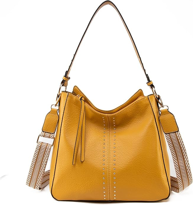 Montana West Medium Hobo Bags for Women Top Handle Satchel Shoulder Purse Bucket Handbag | Amazon (US)