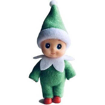 WULEEUPER Tiny Baby Elf Doll | Christmas Miniature Elf Decoration | Newborn Gift | Baby Grow Doll... | Amazon (US)