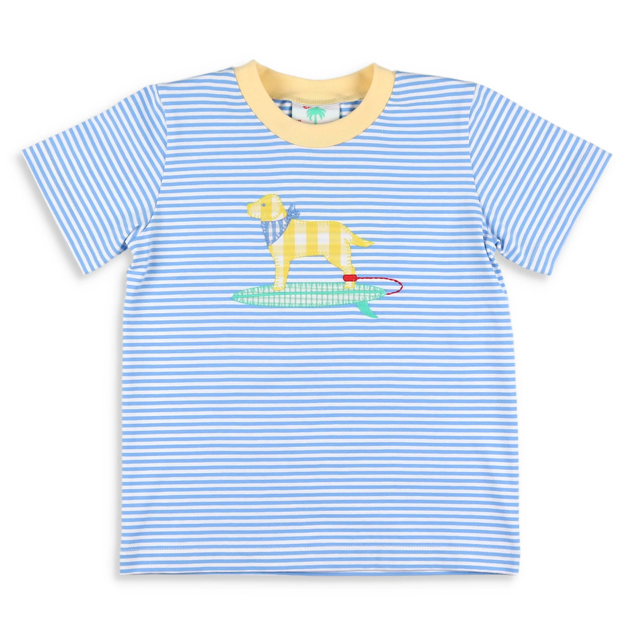 Boys Applique Shirt - Hang Ten - Shrimp and Grits Kids | Shrimp and Grits Kids