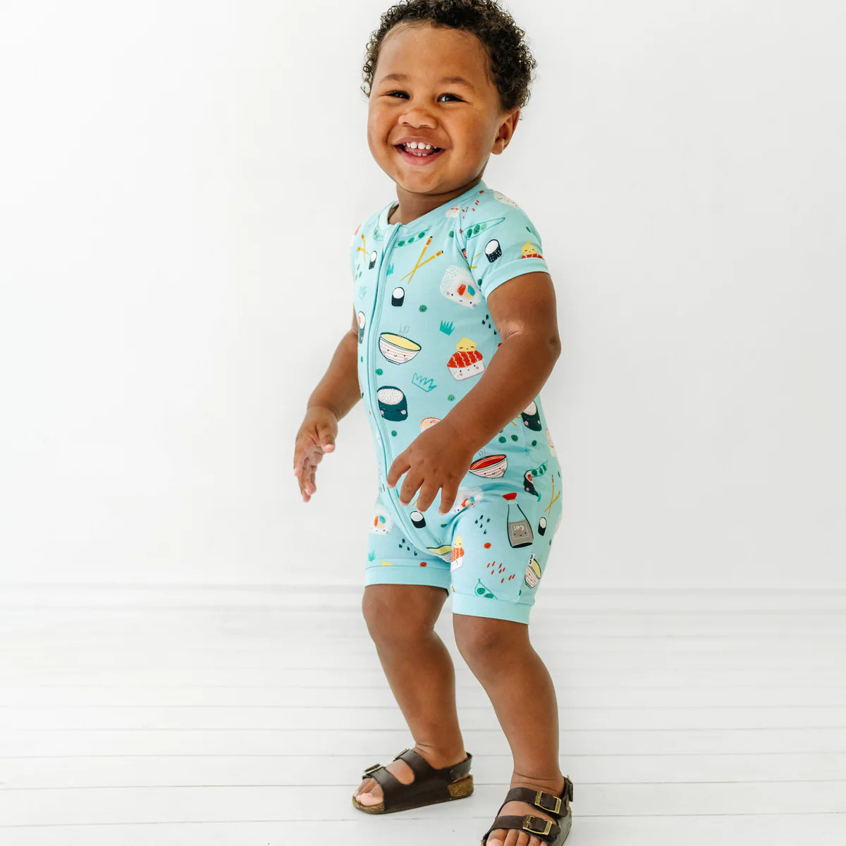 Sushi Shorty Romper | Little Sleepies