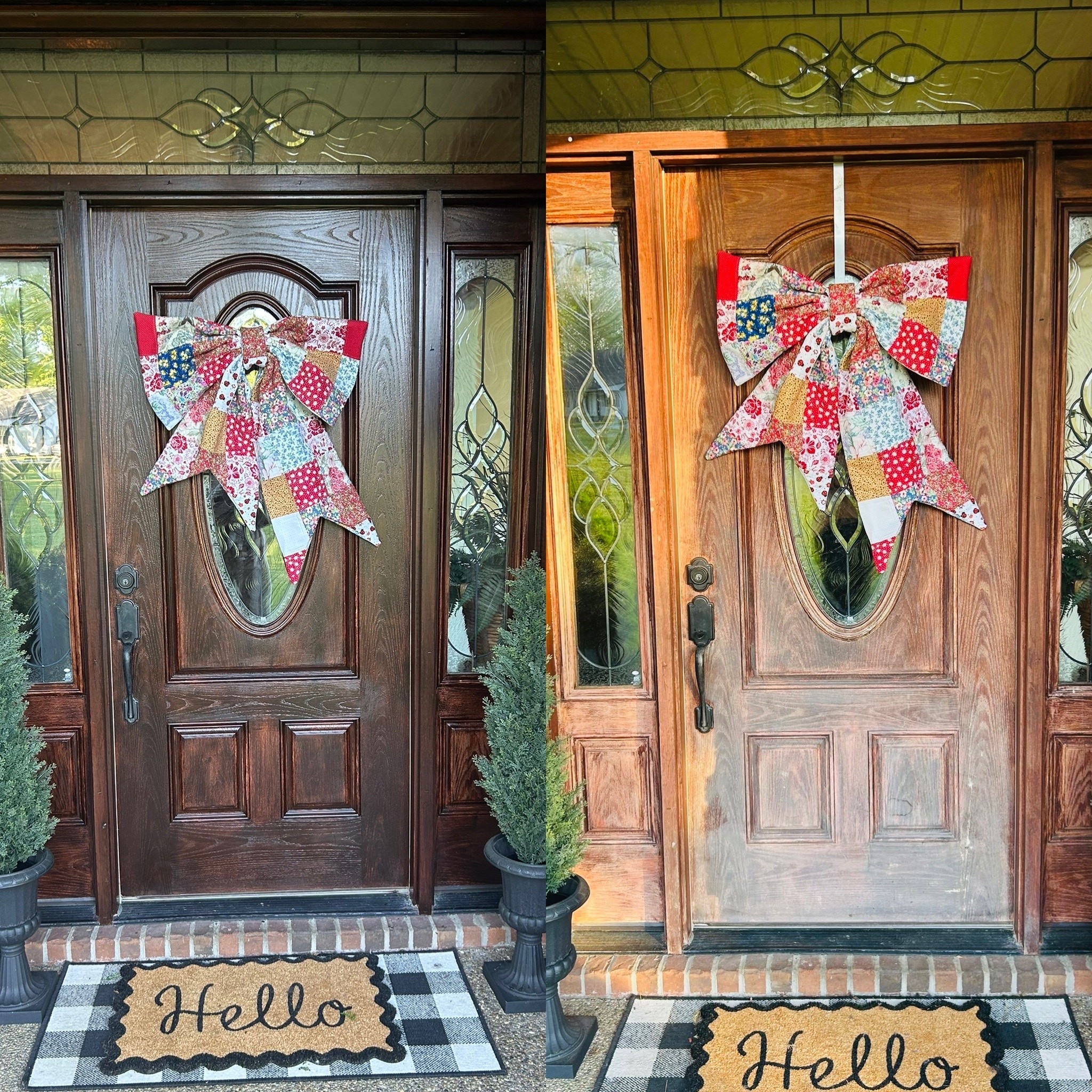 Transform your door with this gel stain!  I’m loving the outcome!